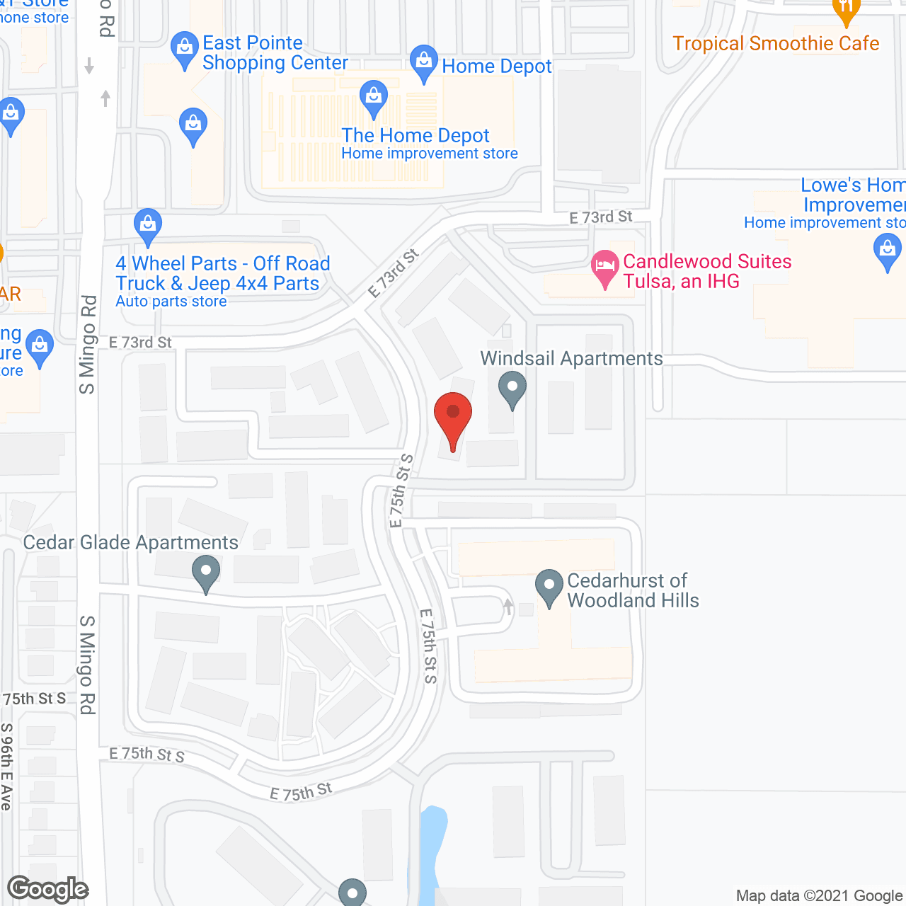 The Cedars of Woodland Hills in google map