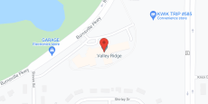 Valley Ridge in google map