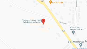 Crestwood Health and Rehab in google map