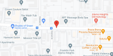 Franklin Park Alamo Heights in google map