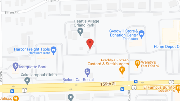 Discovery Commons Orland Park in google map