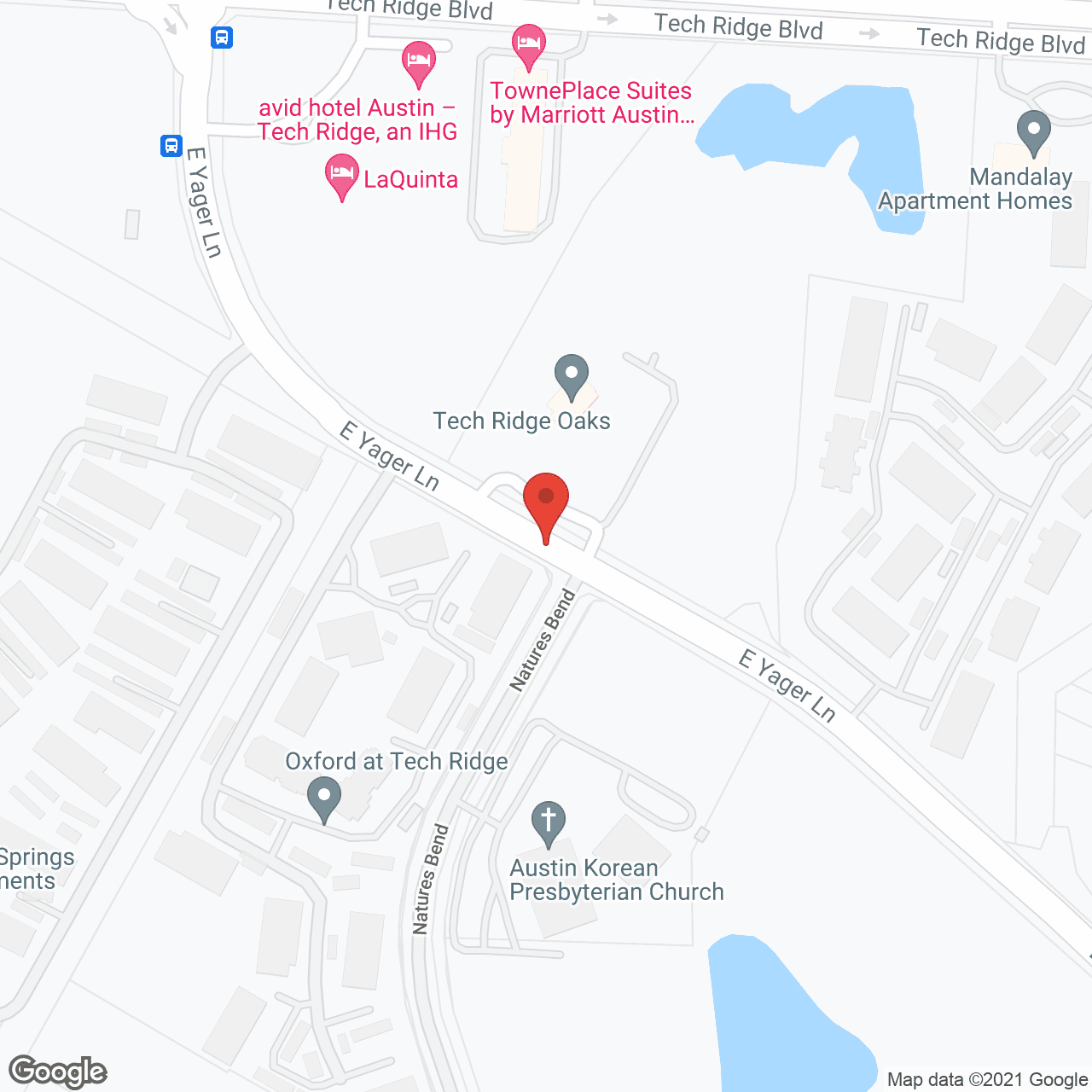 Tech Ridge Oaks Assisted Living and Memory Care in google map