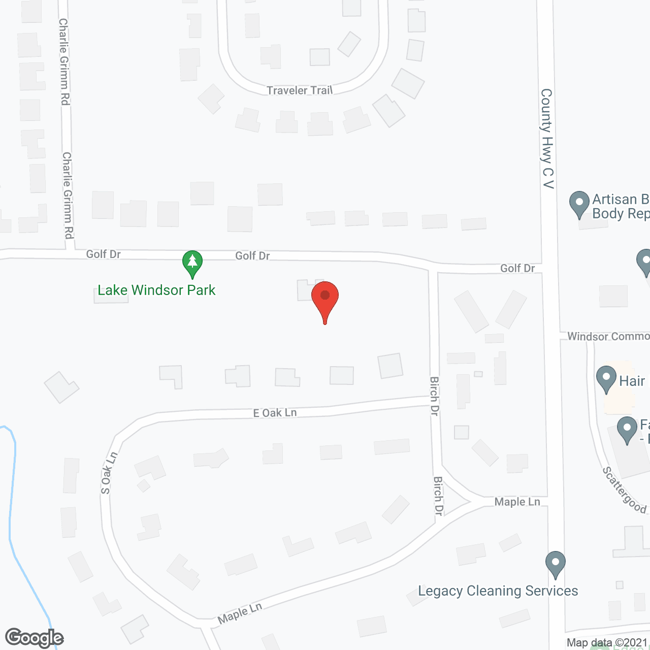Bay Harbor Memory Care and Assisted Living of DeForest in google map