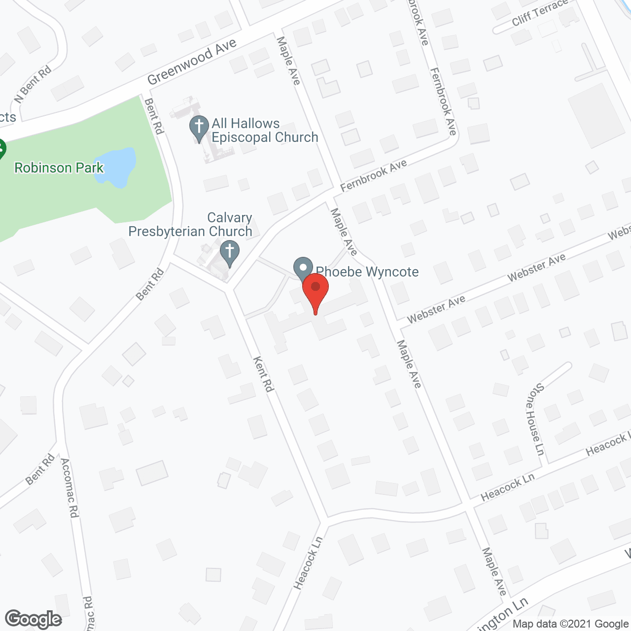 Wyncote Care Center in google map