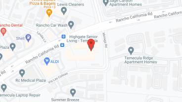 Highgate Senior Living Temecula in google map