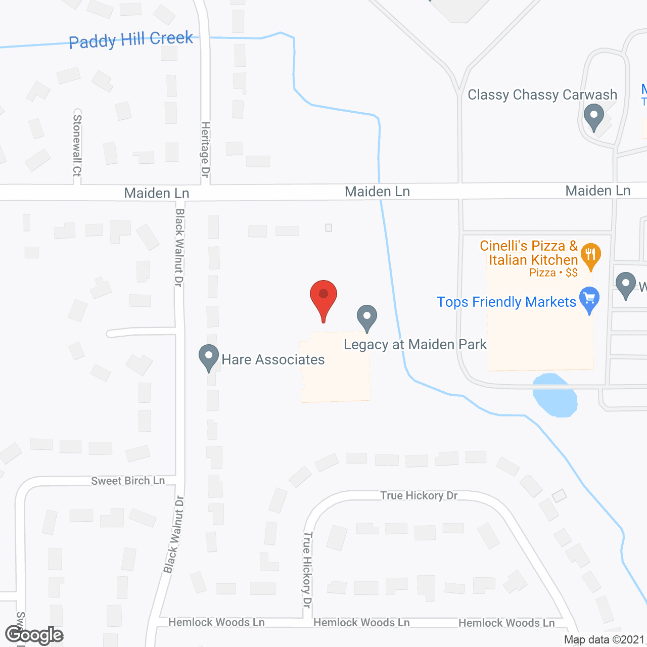 Village at Maiden Park in google map