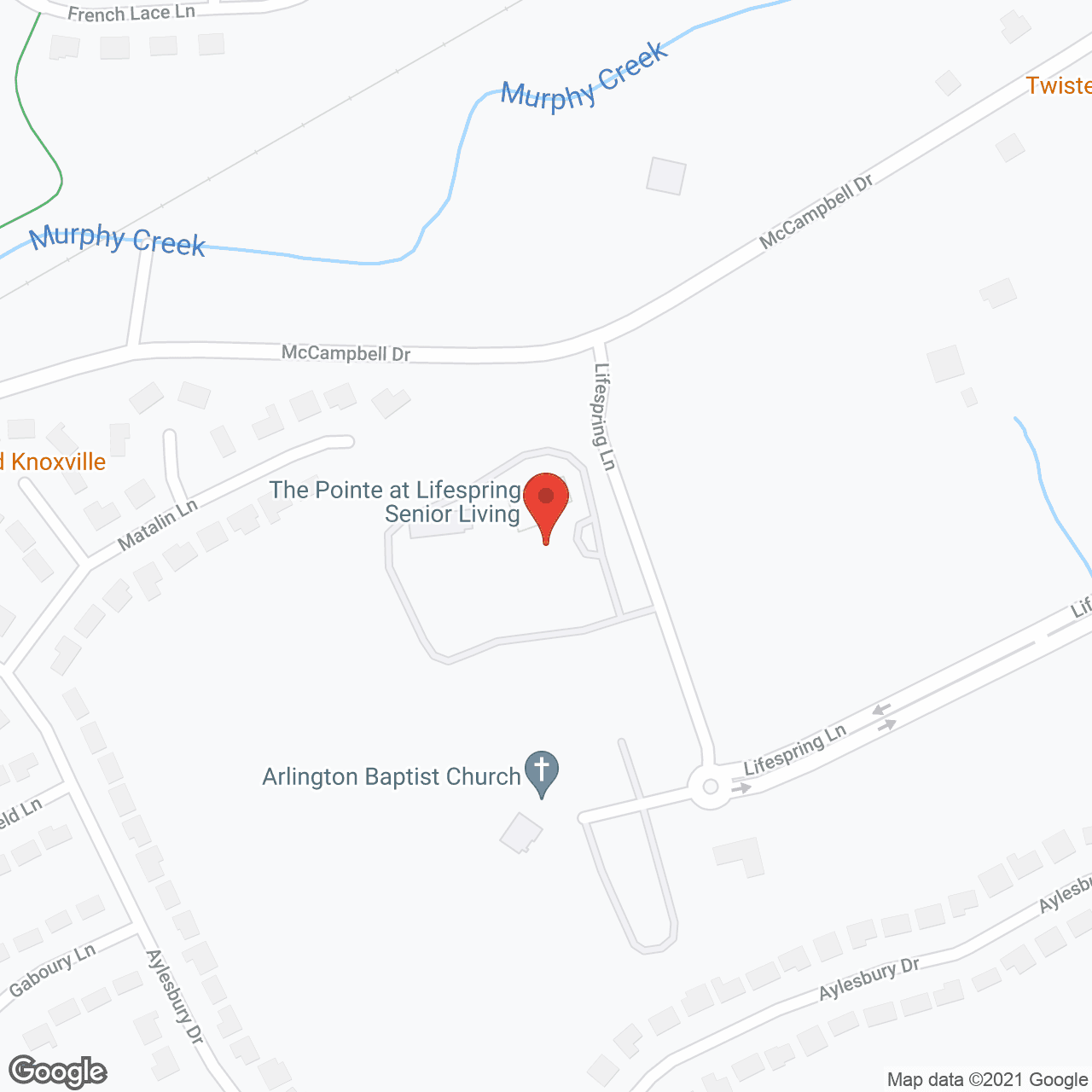 The Pointe at Lifespring Senior Living in google map