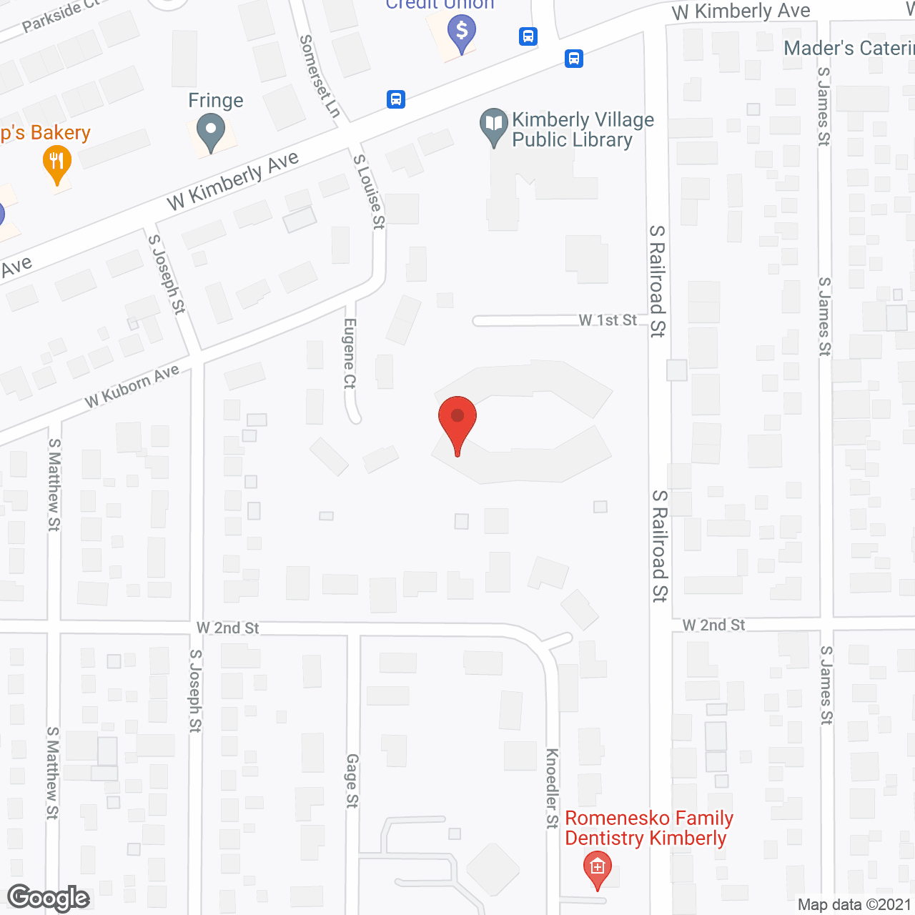 Aspire Senior Living Kimberly in google map