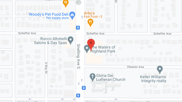 The Waters of Highland Park in google map