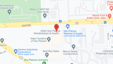 Alden Courts/Gardens Des Plaines in google map