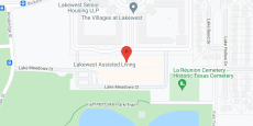 Lakewest Assisted Living in google map