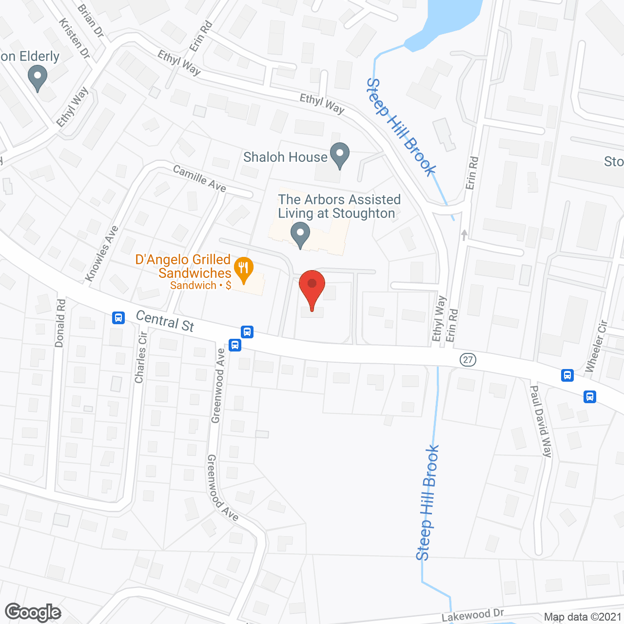 Brookmeadow at Cobb Corner in google map