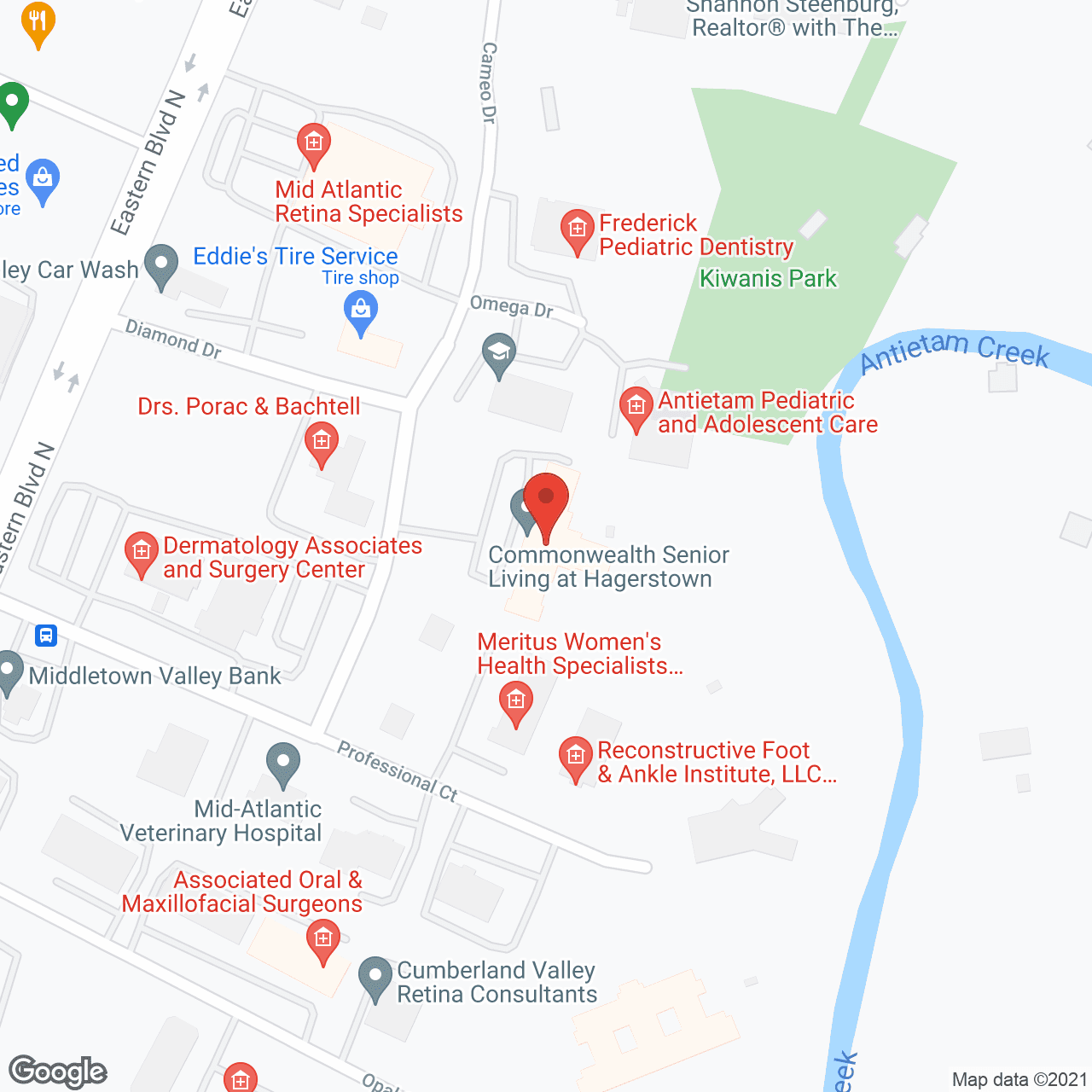 Viva Senior Living at Hagerstown in google map