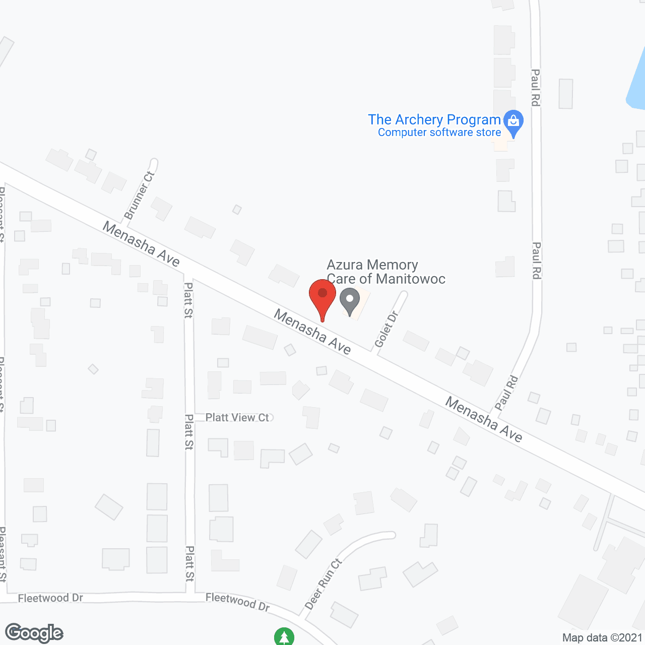 Dimensions Living Manitowoc in google map