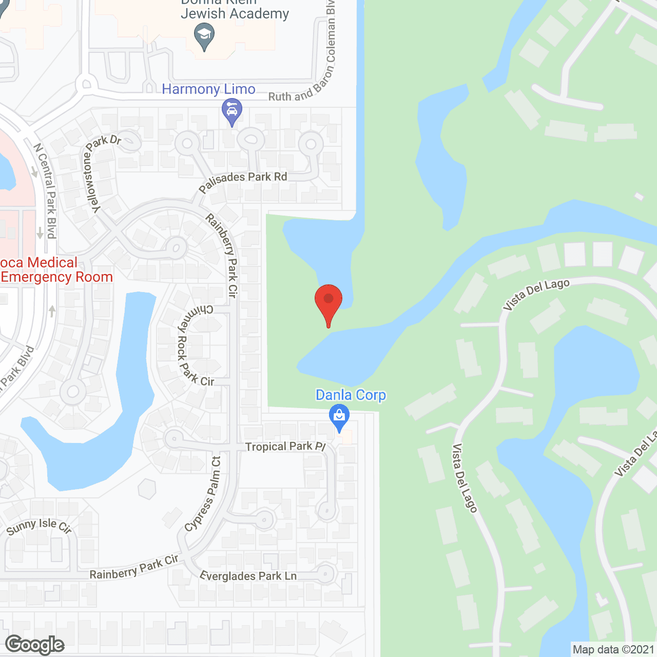 The Meridian at Boca Raton in google map