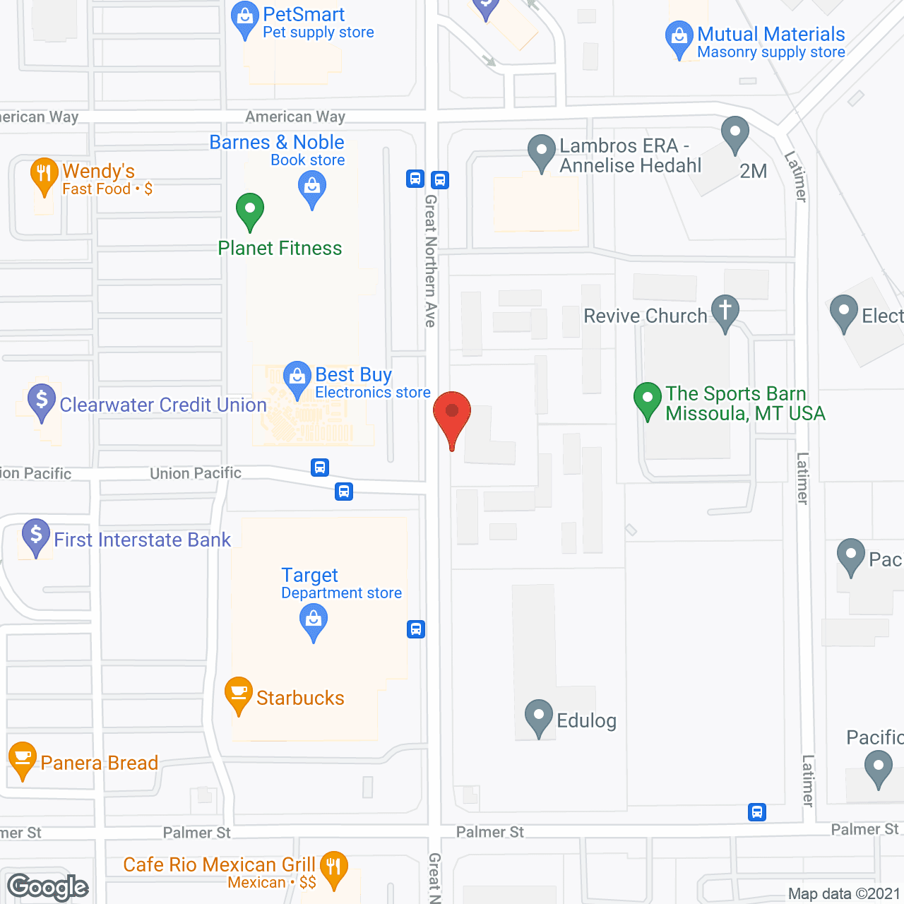 Rosetta Assisted Living Missoula in google map