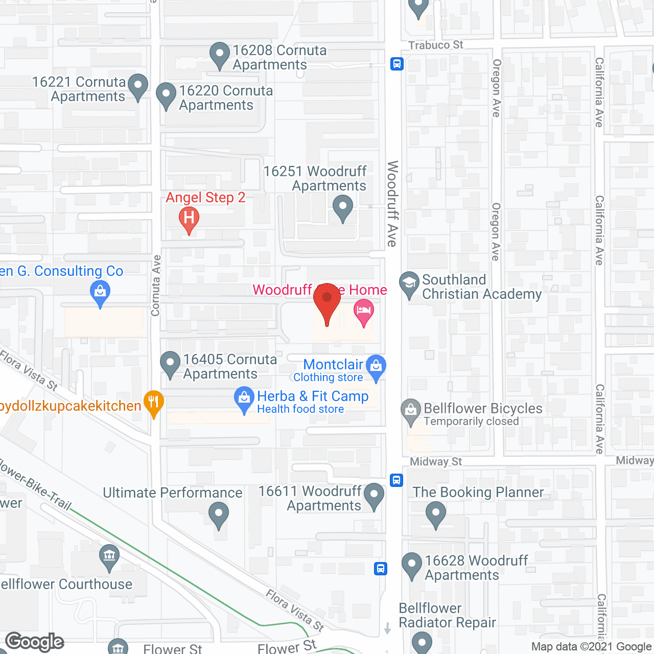 Woodruff Care Home in google map