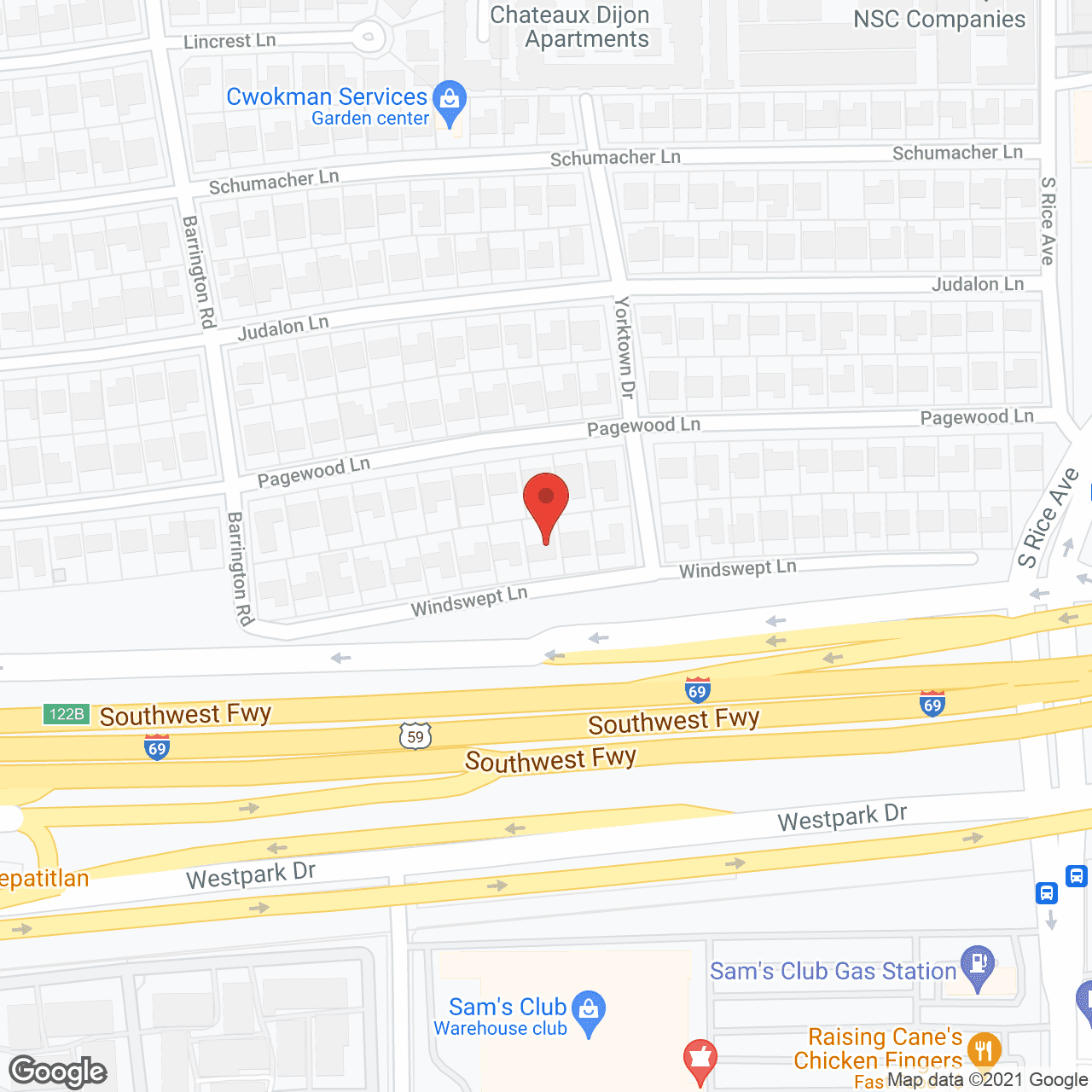 Houston - Arad Senior Care 2 in google map