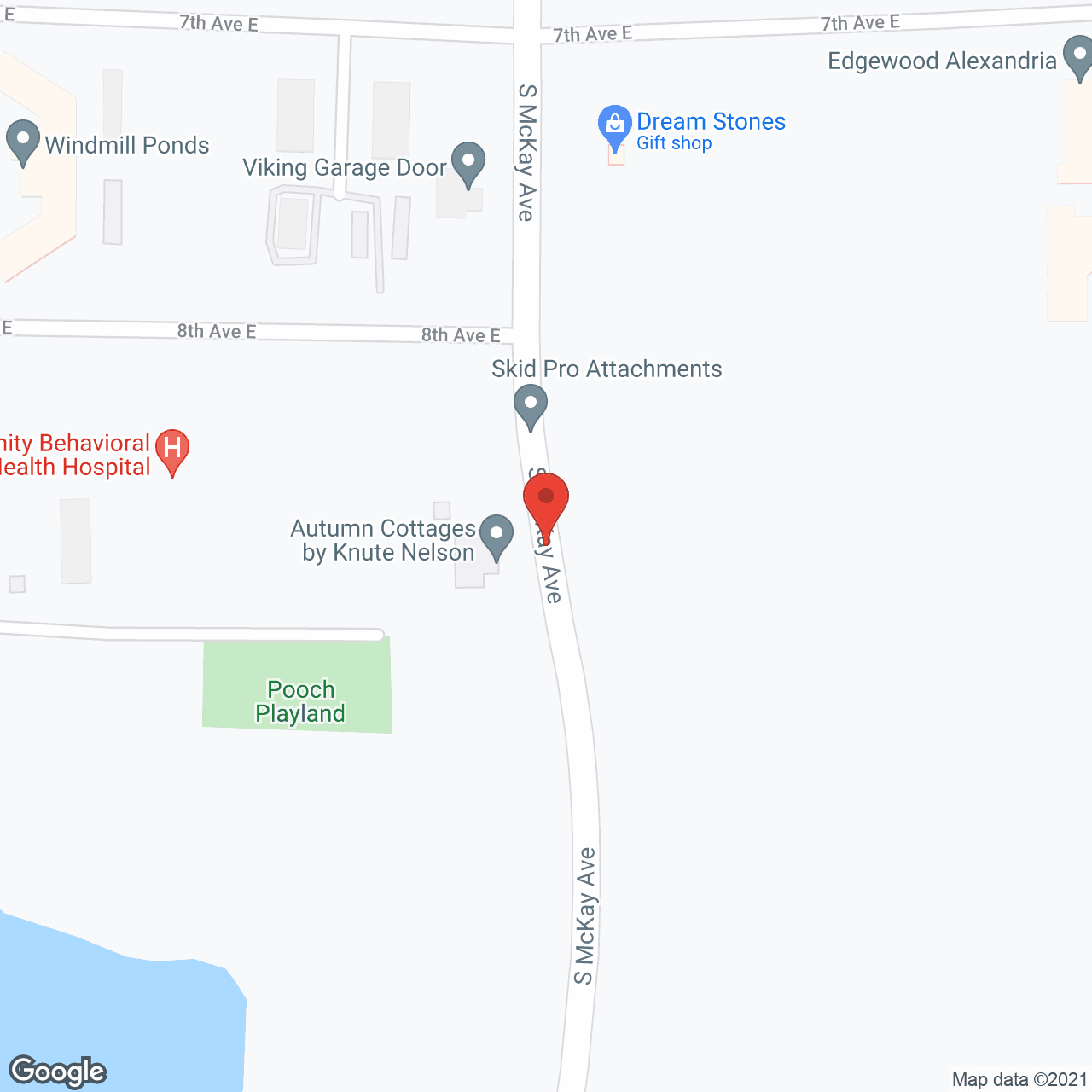 Autumn Cottages by Vivie in google map