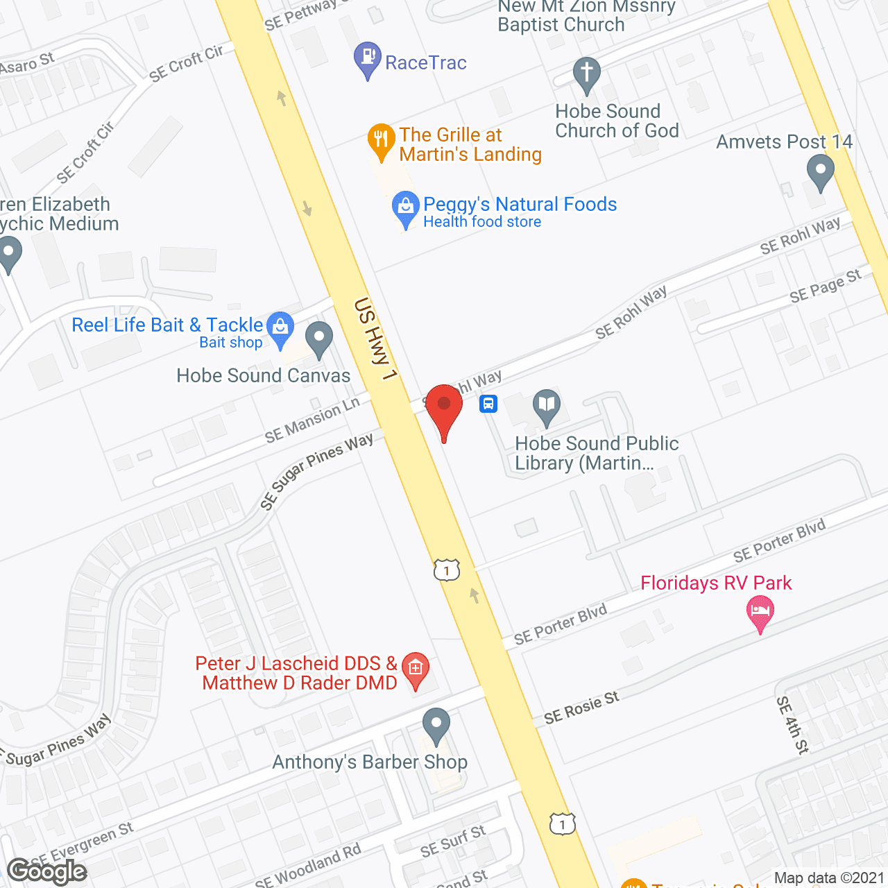 Discovery Commons at Hobe Sound in google map