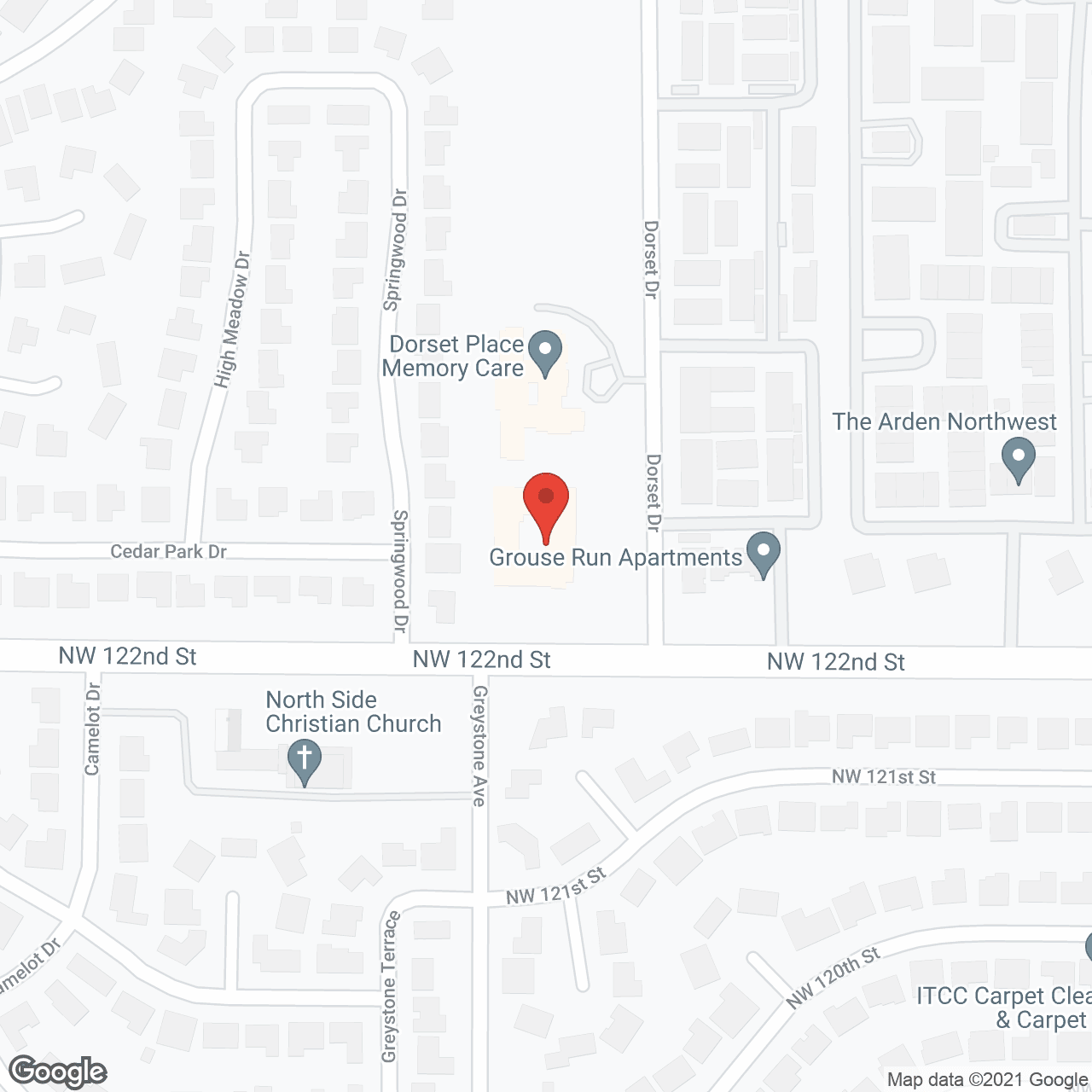 Dorset Place Memory Care in google map