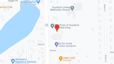 The Pines of Goodrich in google map