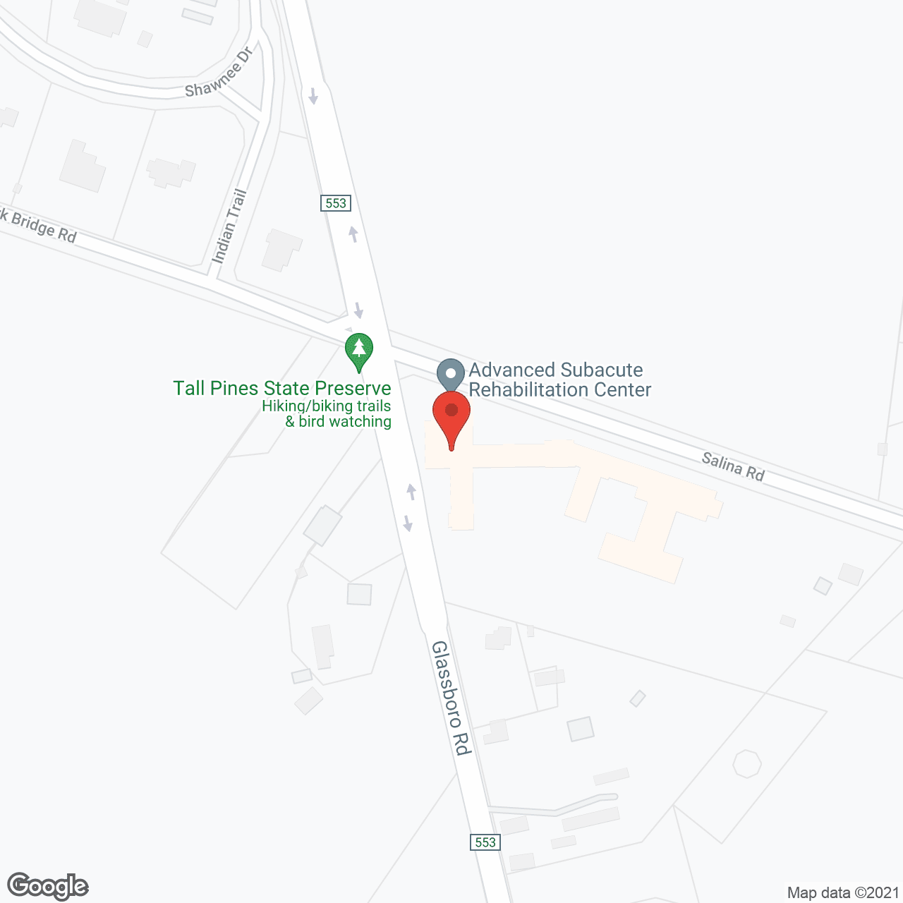 Advanced Subacute Rehabilitation Center in google map