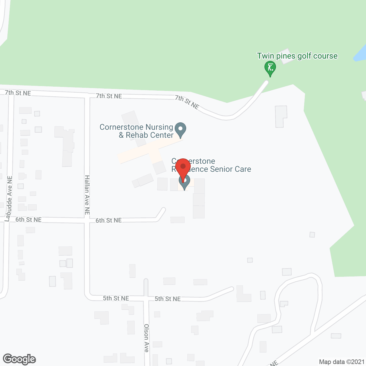 Cornerstone Residence Sr Care in google map