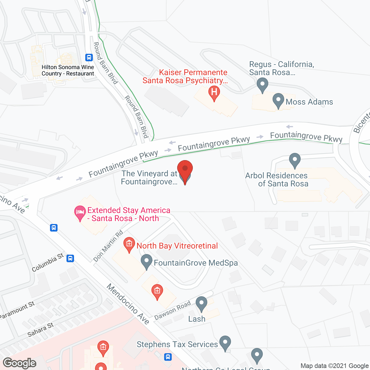 The Reserve at Fountaingrove Memory Care in google map