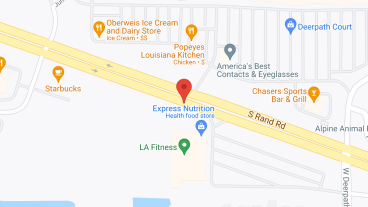 Evolve at Lake Zurich in google map
