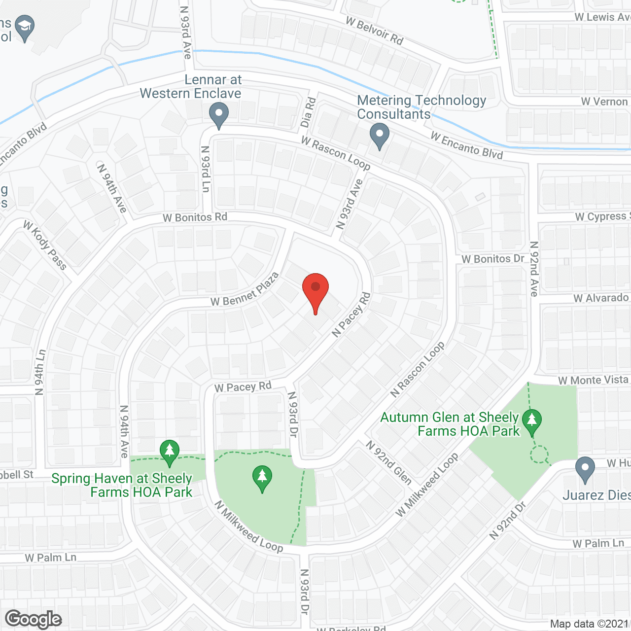 Hallmark Assisted Living in google map