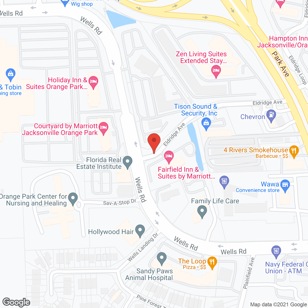 Premier Assisted Living in google map