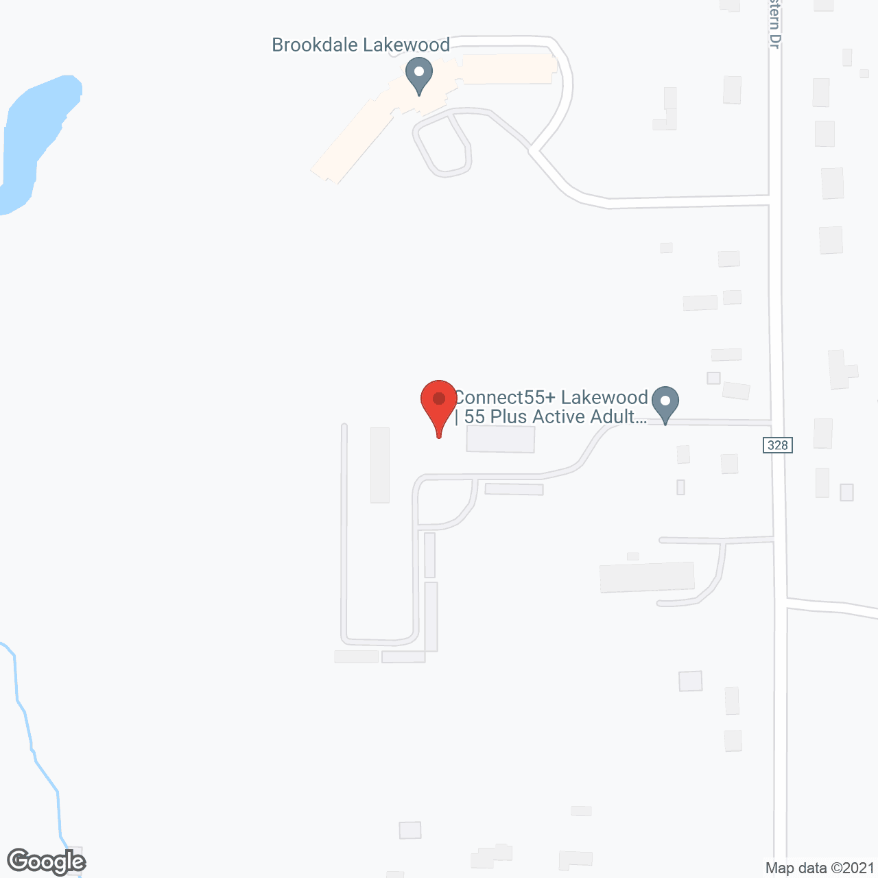 Connect55 Plus Lakewood in google map