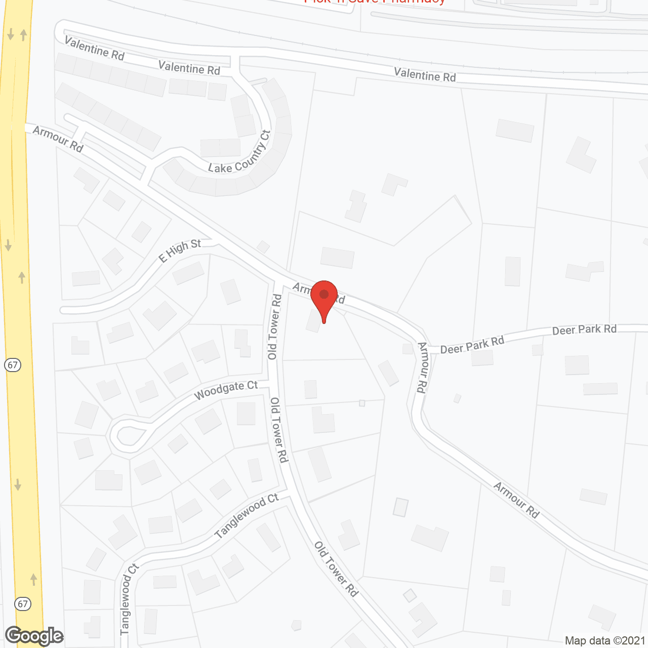 Dimensions Living Oconomowoc in google map