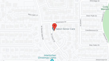 Satori Senior Care in google map