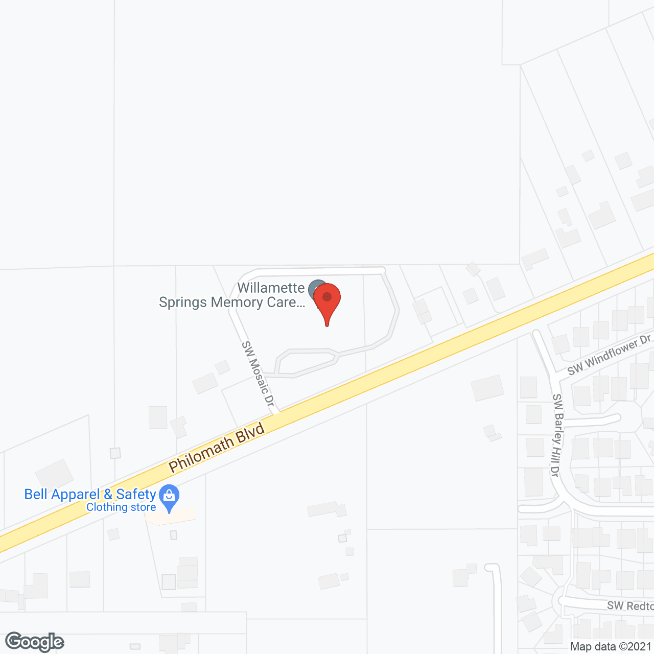 Willamette Springs Memory Care in google map