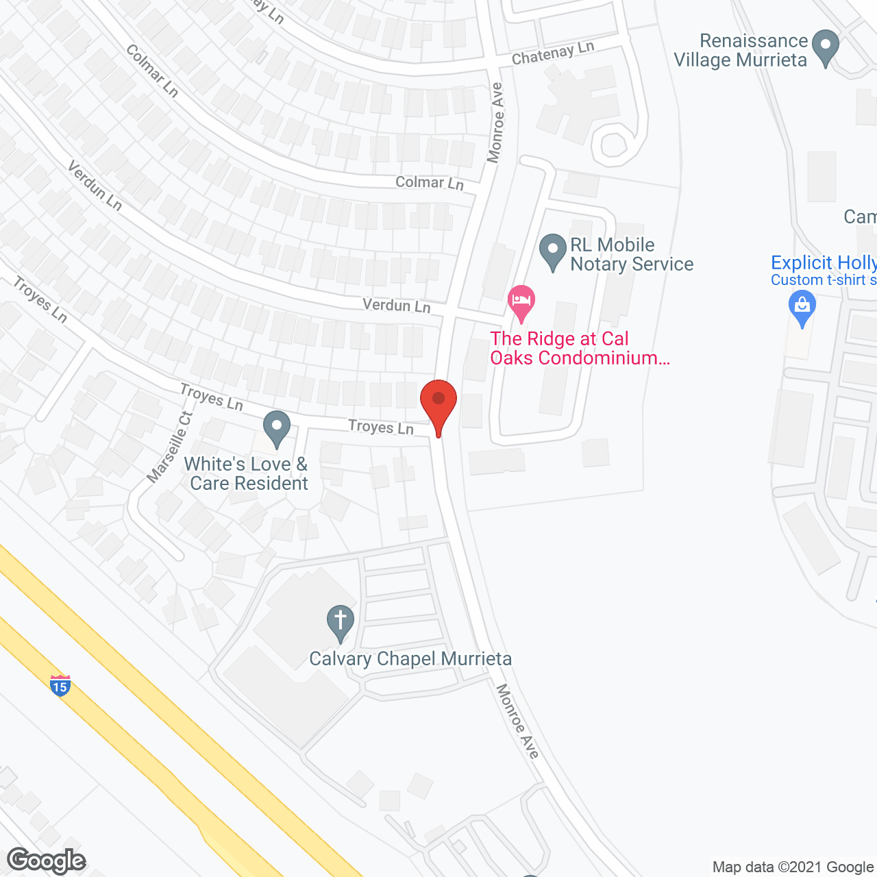Murrieta Gardens Memory Care in google map