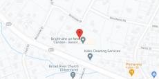 Brightview on New Canaan in google map