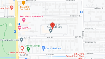 The Rose Garden at Fort Myers in google map