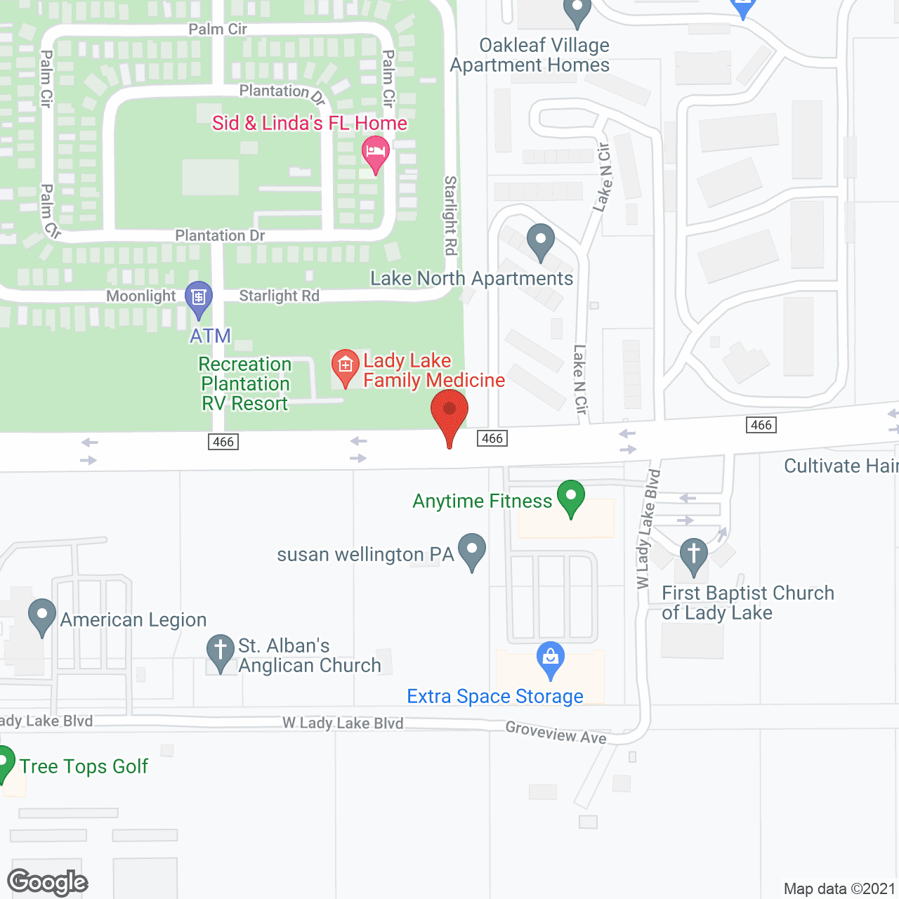 Lady Lake Senior Living in google map