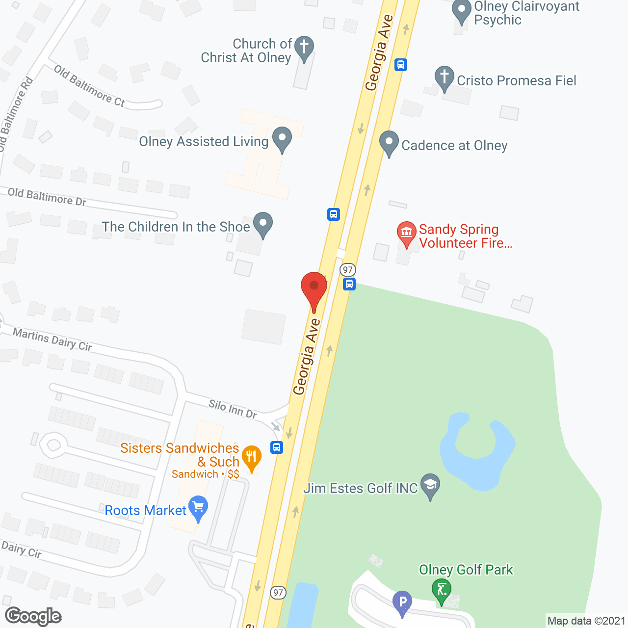 Olney Memory Care by Artis in google map