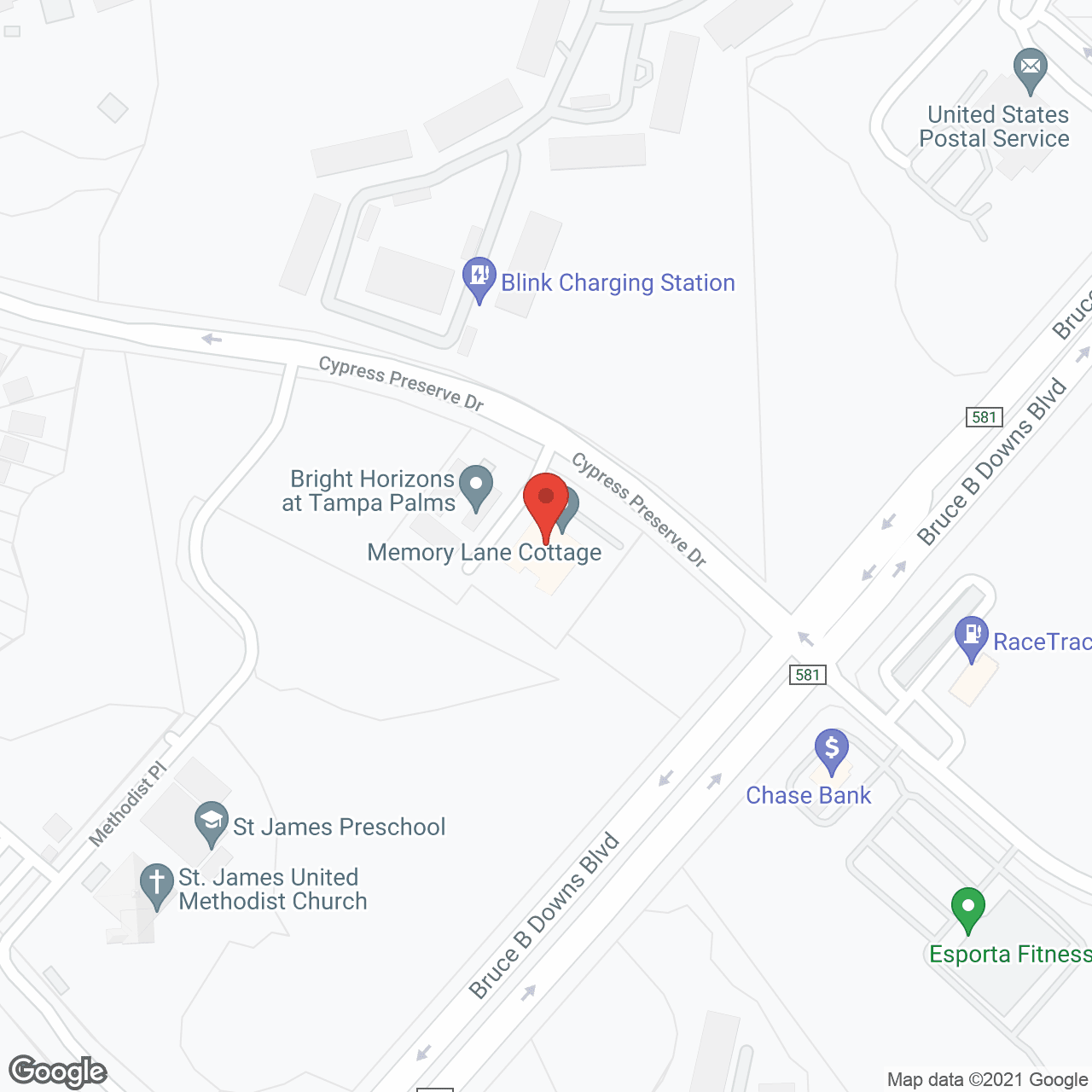 Memory Lane Cottage at Tampa Palms in google map