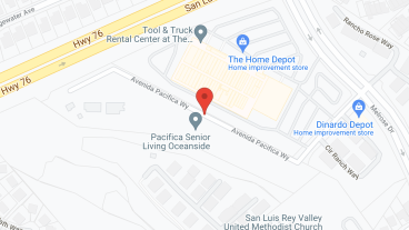 Oceanside Senior Living in google map