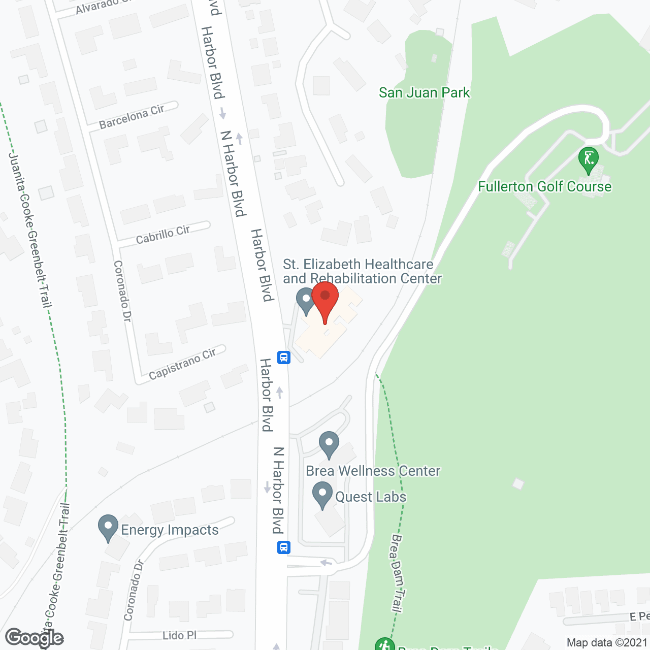 St. Elizabeth Healthcare and Rehabilitation Center in google map