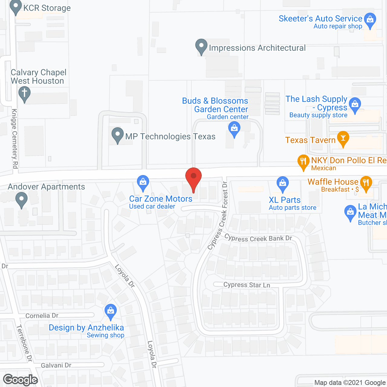 Fuller Senior Care in google map