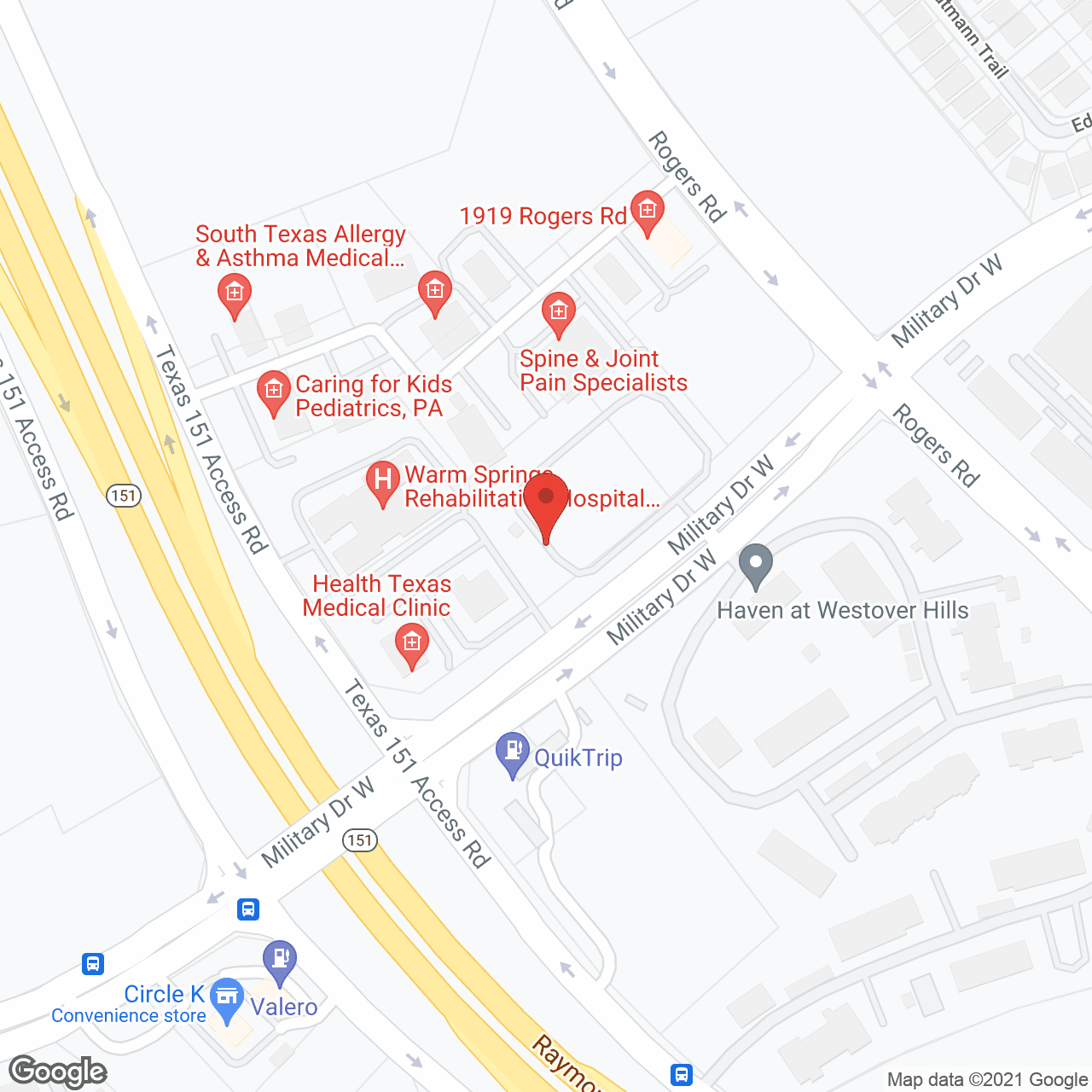 Pepperwood Senior Living and Memory Care at San Antonio in google map