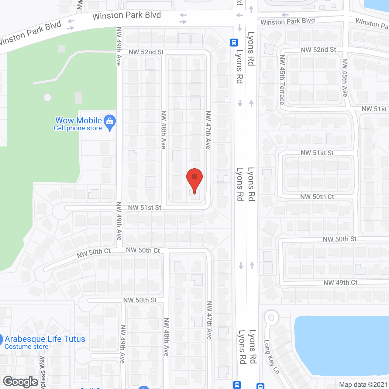 Golden Retreat At Coconut Creek in google map