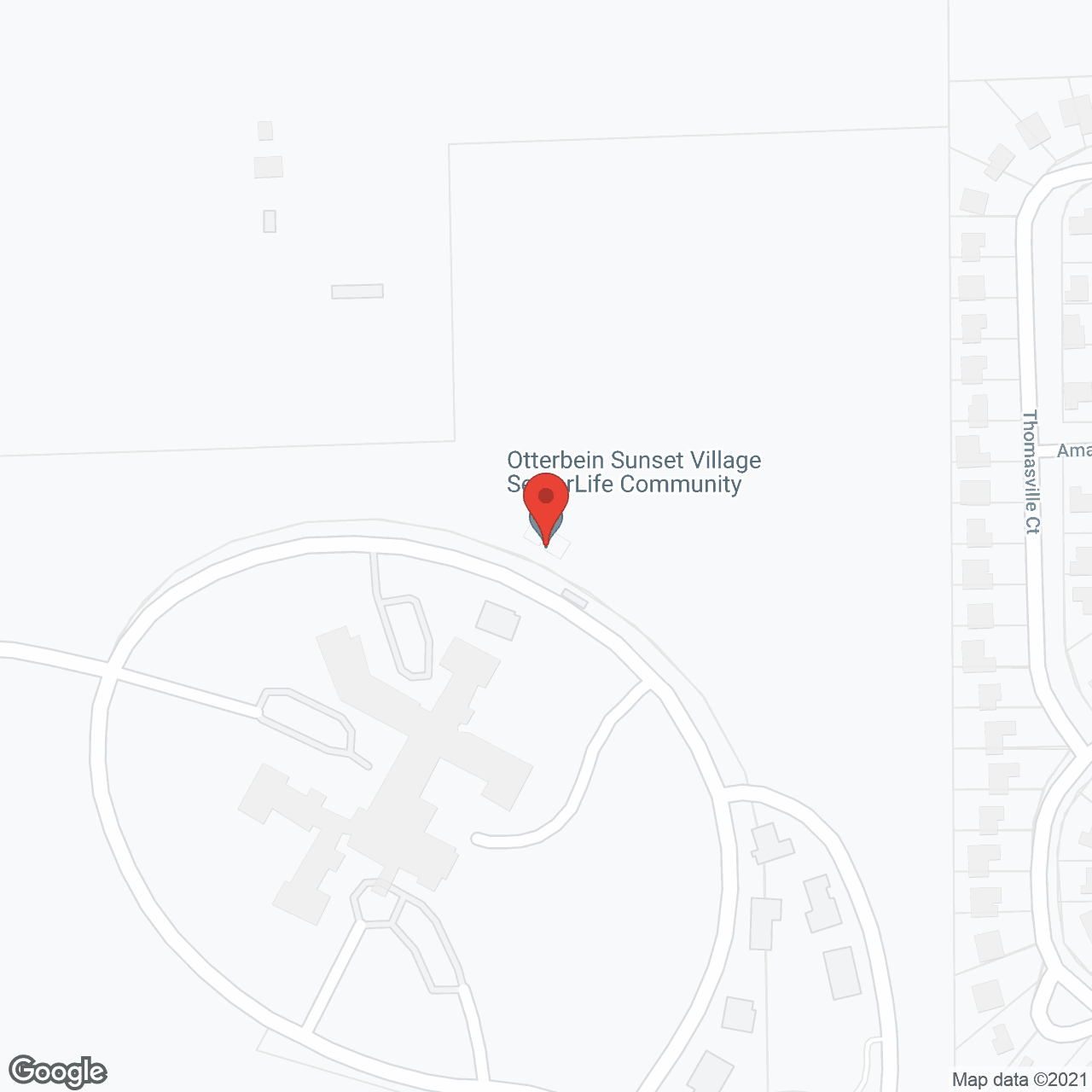 Otterbein Sunset Village in google map