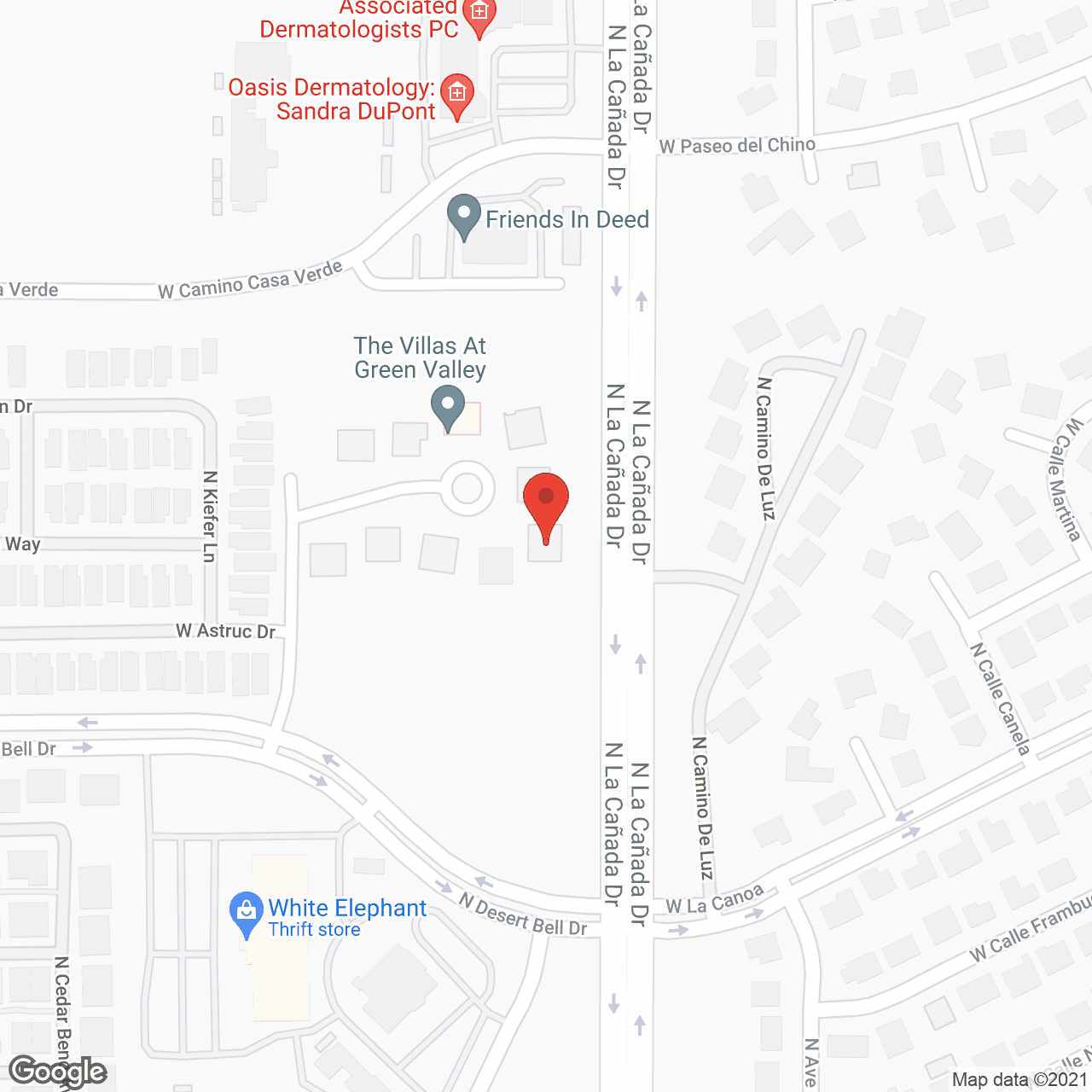 Villas At Green Valley in google map