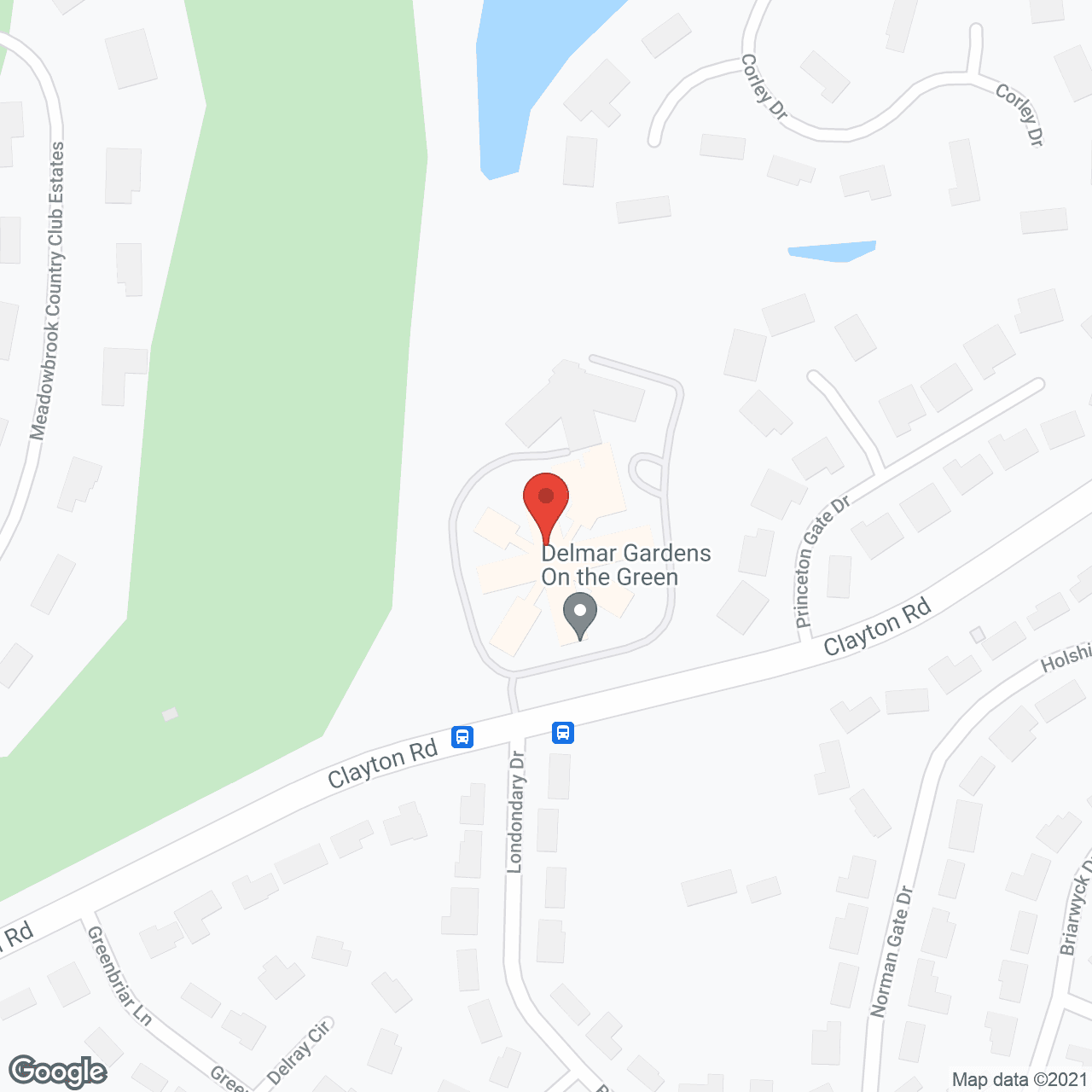 Delmar Gardens on the Green in google map